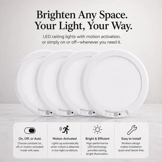 No Wiring. No Batteries. Bright Light Anywhere In Seconds.