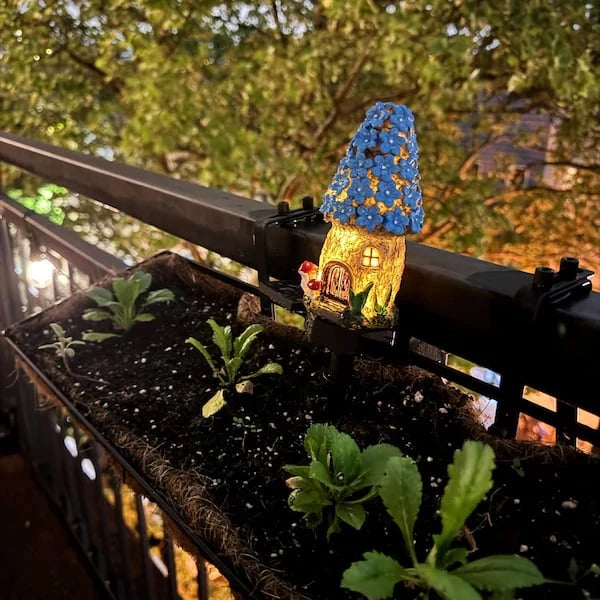 Solar Mushroom Cottage Garden Light