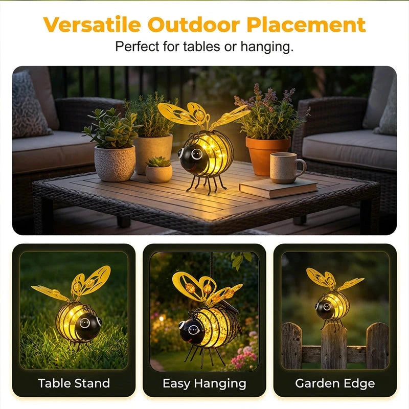 Hanging Solar Bee Light