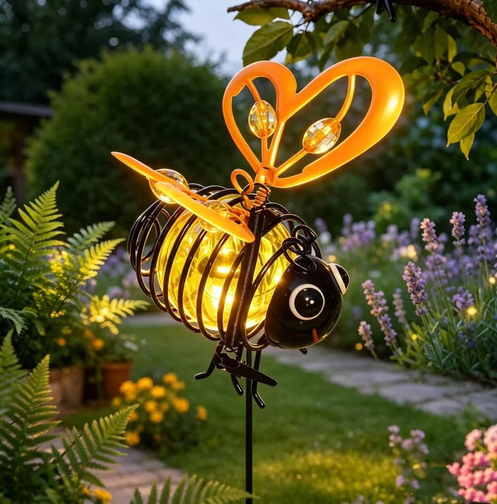 Hanging Solar Bee Light