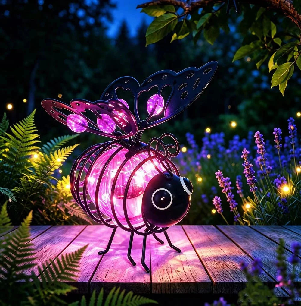 Hanging Solar Bee Light