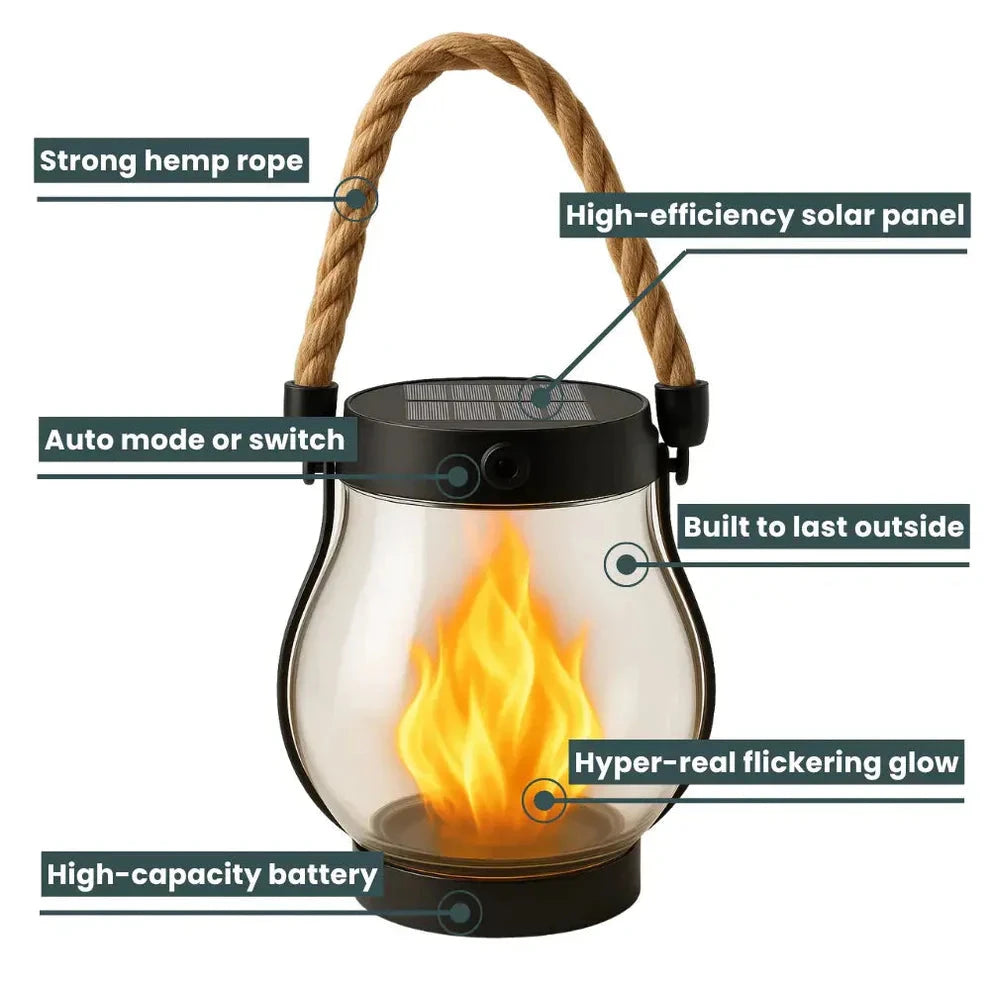 🔥 50% OFF Solar Flame Lanterns — Limited Time!