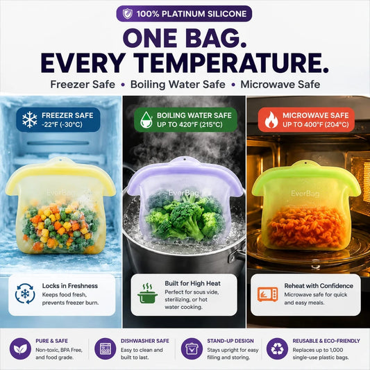 Reusable Silicone Food Storage Bag
