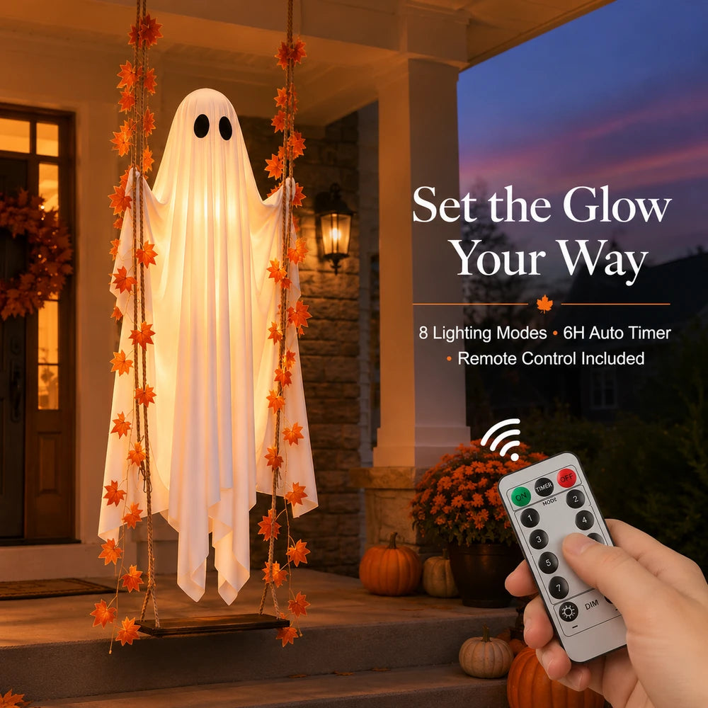 Light Up Swinging Ghost