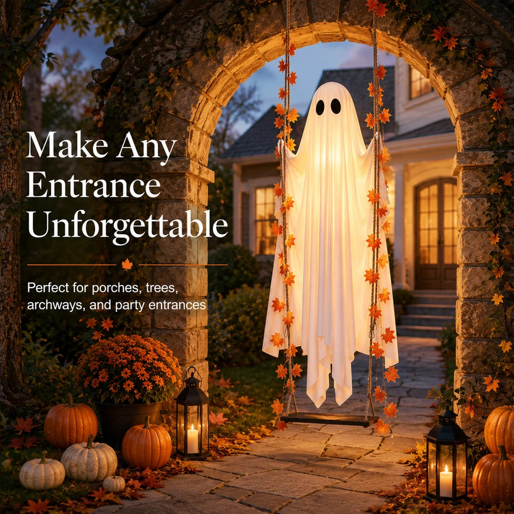 Light Up Swinging Ghost