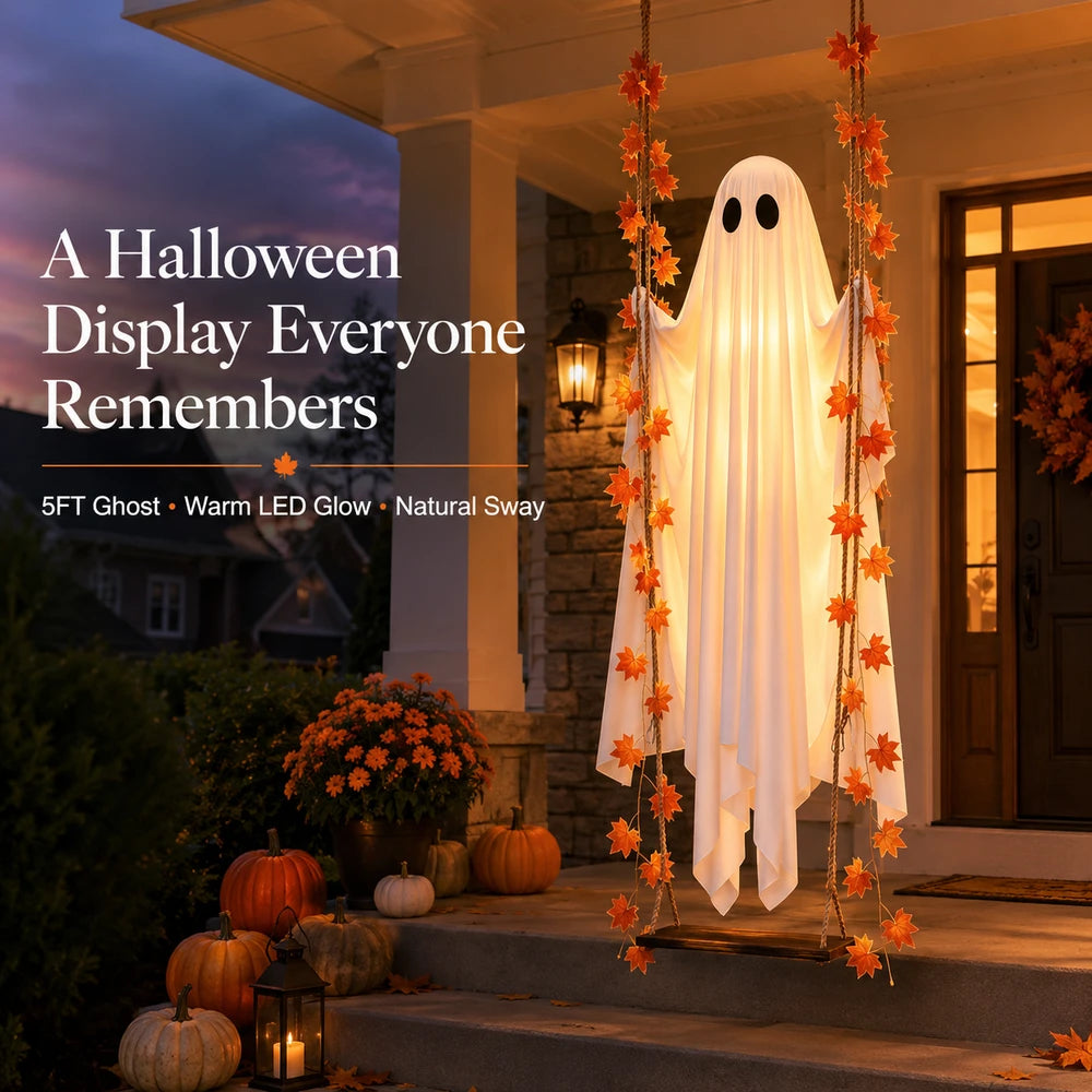 Light Up Swinging Ghost