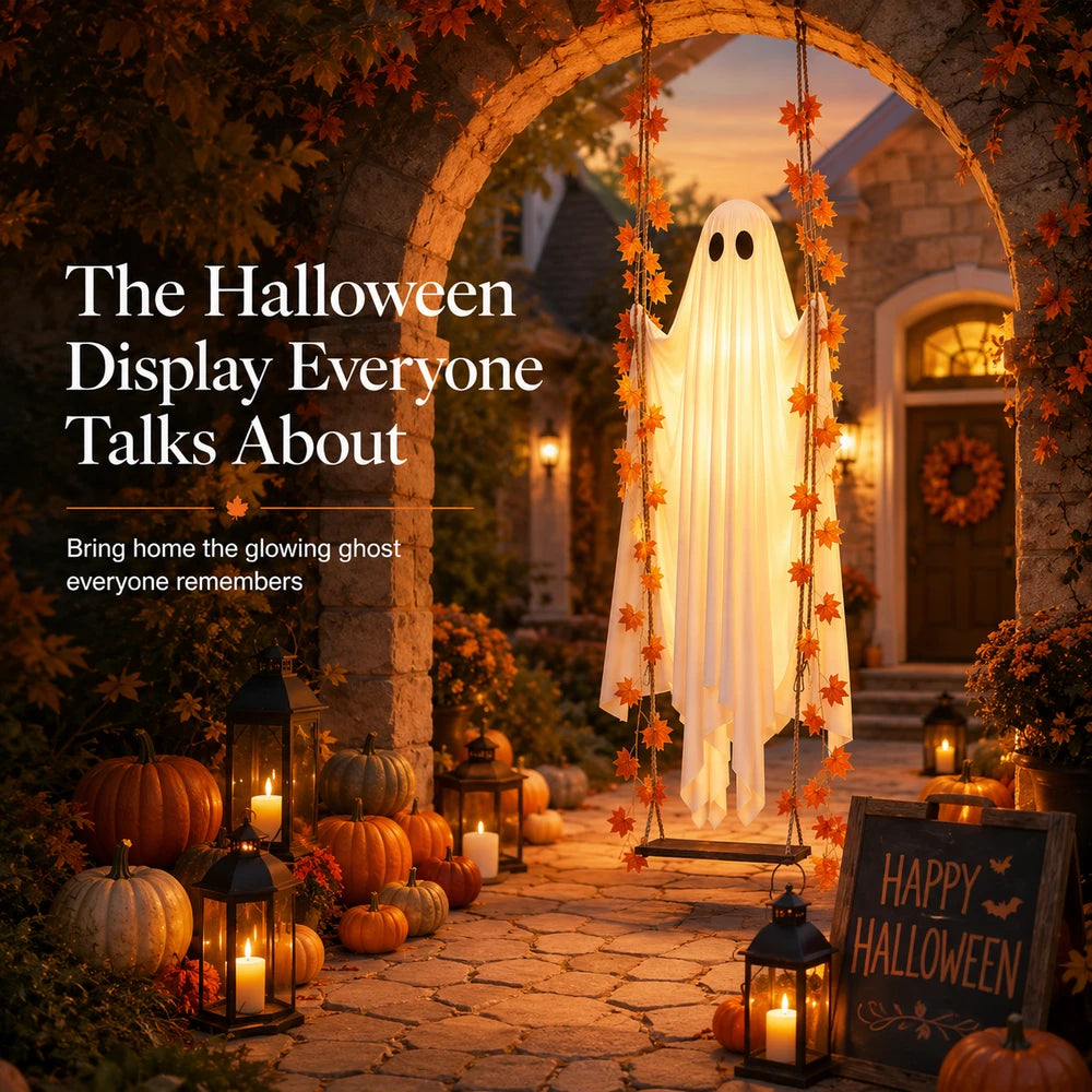 Light Up Swinging Ghost