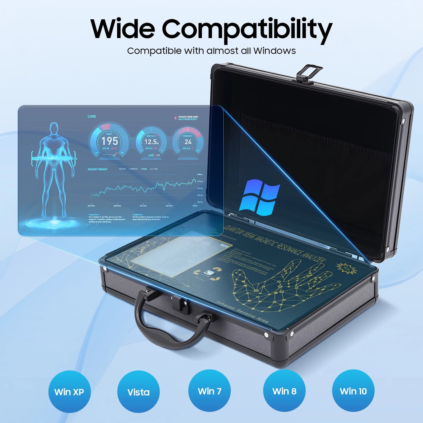 Quantum Analyzer Quantum Resonance Magnetic Scanner Body Health Analysis Assistant
