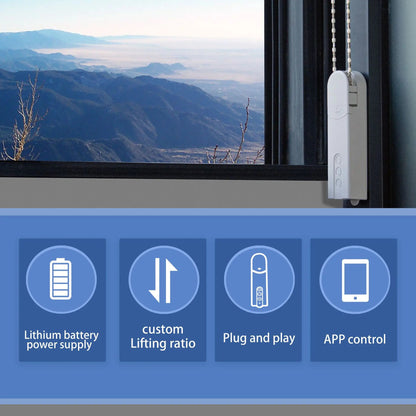 Built-in WiFi Smart DIY Motorized Chain curtain motor