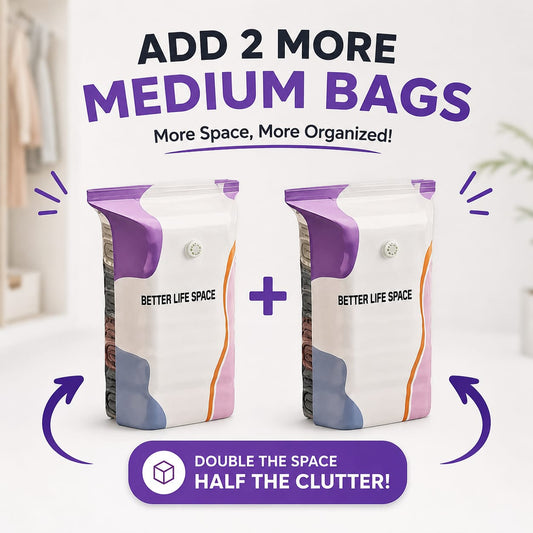 Add 2 Medium Vacuum Bags – Special Offer