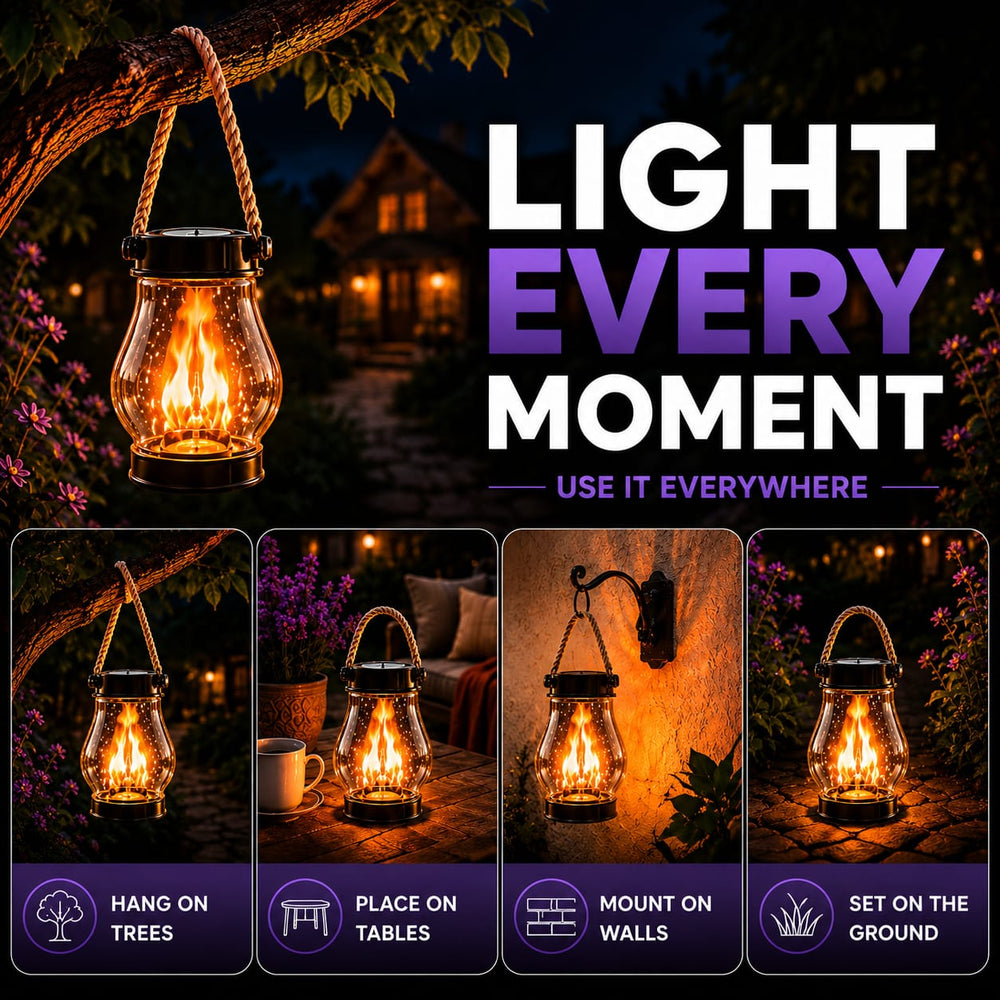 🔥 50% OFF Solar Flame Lanterns — Limited Time!