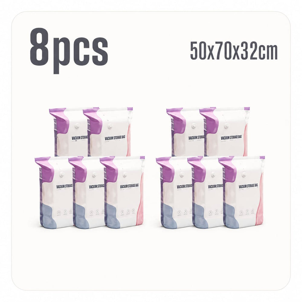 SpaceSaver Compression Bags – Reclaim Up to 80% More Space